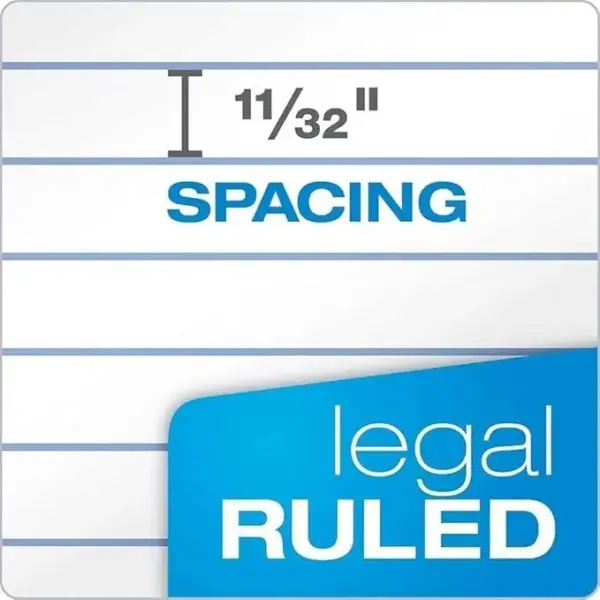 TOPS 8.5 x 11 3/4 Legal Pads, 12 Pack, - Image 3