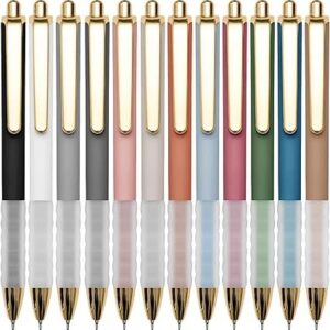 Linbsunne Ballpoint Pens Black Medium Point 1mm Pen with Super Soft Grip Ball Point