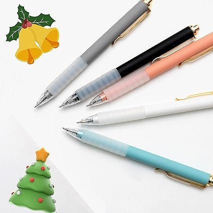 Linbsunne Ballpoint Pens Medium Point 1mm Black Ink Work Pen with Super Soft Grip - Image 4