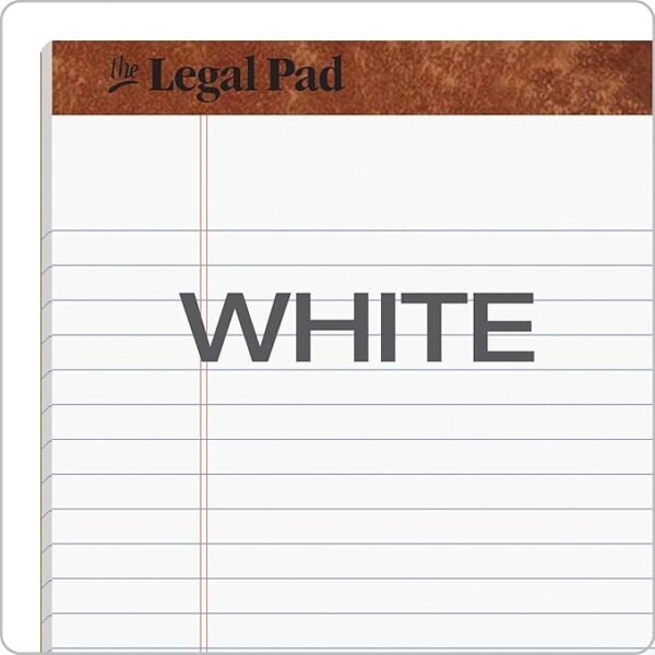 TOPS 8.5 x 11 3/4 Legal Pads, 12 Pack, - Image 5