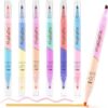 Highlighters- 12 Colors Cute and Aesthetic Highlighter for Journaling Planner Notes- No Bleed Pastel Highlighters Assorted Colors for School and Office Supplies (6 Count)